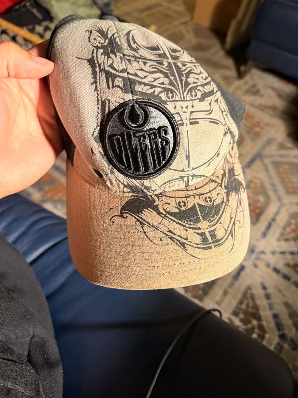 Reebok Edmonton Oilers NHL Face Off Flexfit Hat